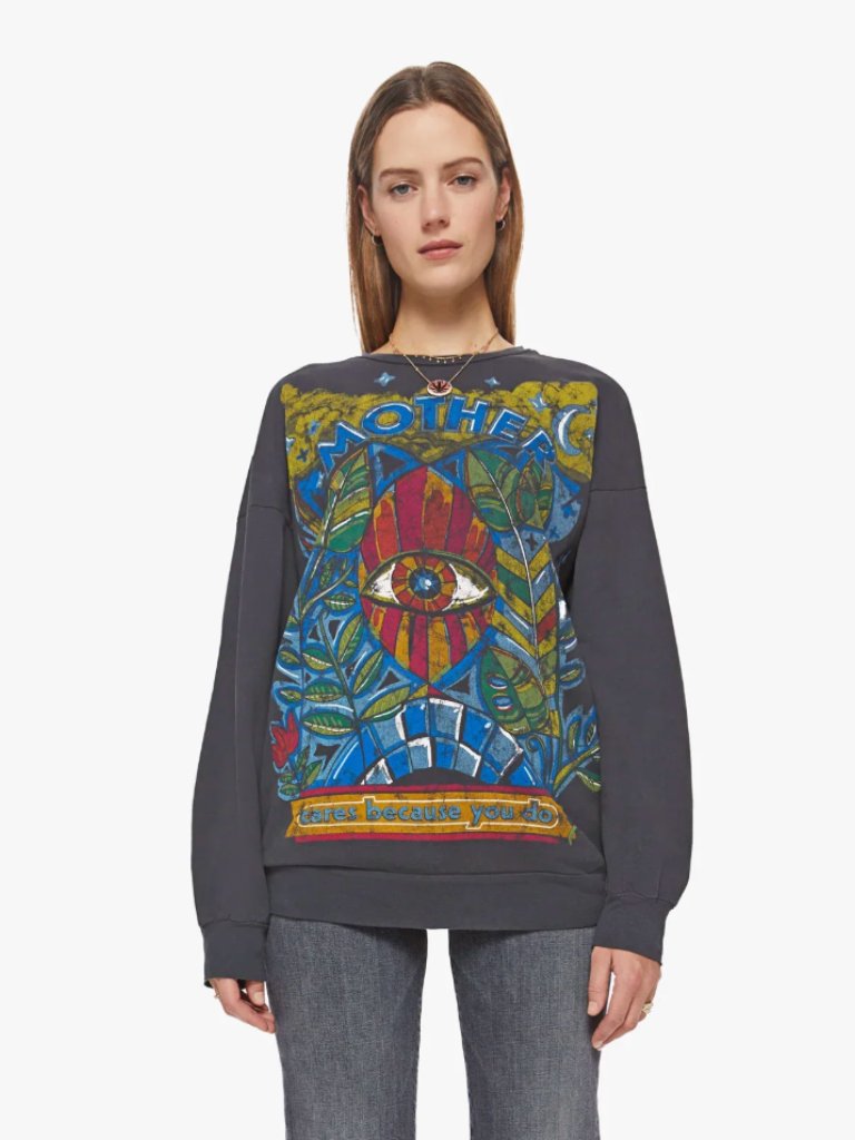The Drop Square Tunic - Mother Cares Sweater - Size: Small